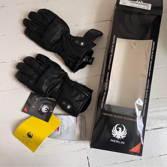 Merlin Minworth Heated Women’s Gloves - Large- Black - Brand New in Packaging - Picture 6 of 9
